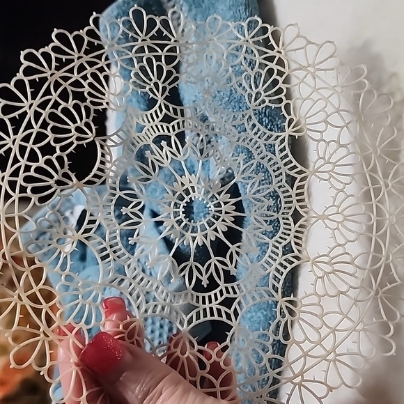 Blue Towel with Fox Embroidery & A Plastic Dollie. - Picture 5 of 5